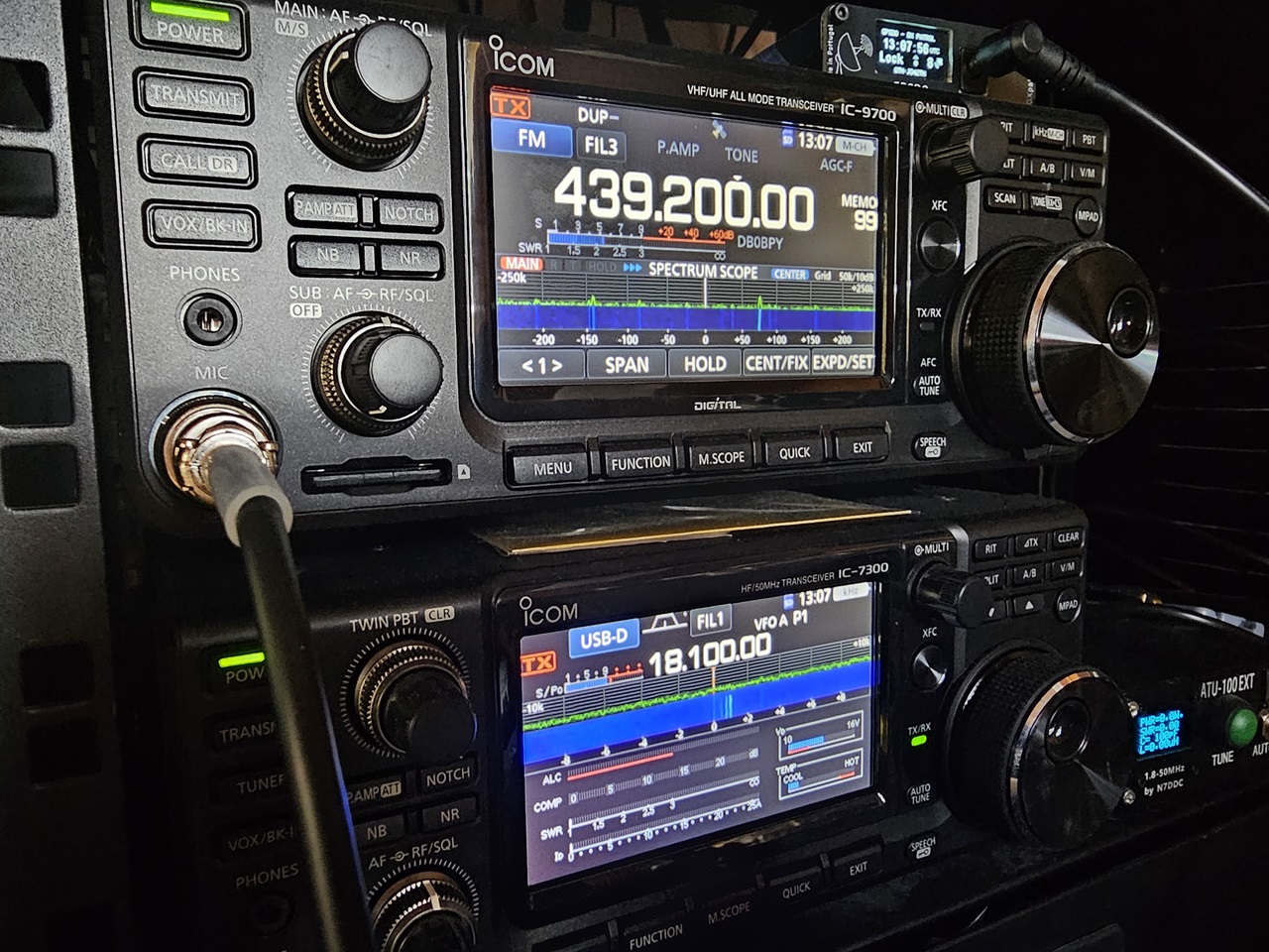 IC-7300 und IC-9700